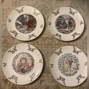 4 Royal Daulton Christmas Plates